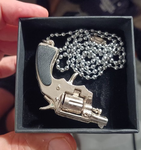 Collana pistola giocattolo - collana,