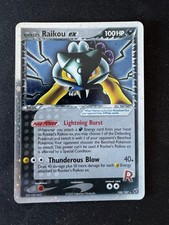 Pokemon Rocket's Raikou Ex 108/107 Ex Deoxys Eng