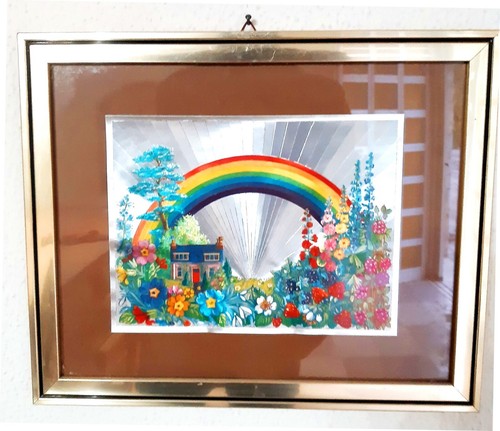 Quadro con arcobaleno colori - quadro,