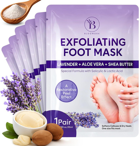 Maschera piedi esfoliante 6 - piedi, (6