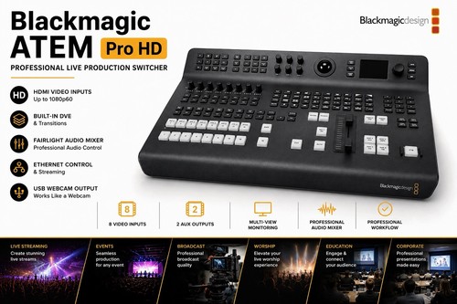 Blackmagic atem television - blackmagic,