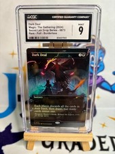 Magic MTG dark deal foil Secret lair CGC 9 #873 (no commander box psa sealed 10)