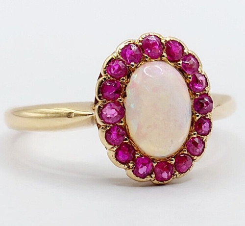 Anello margherita antico - , oro