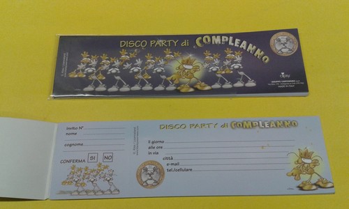 biglietti inviti compleanno