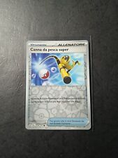 Carta Pokémon Canna da Pesca Super Reverse Foil Evoluzioni a Paldea 188/193 ITA