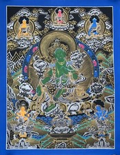 QUADRO THANGKA TIBETANO TARA