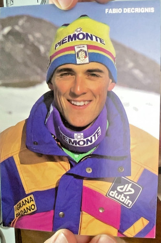Cartolina fabio decrignis - fabio,