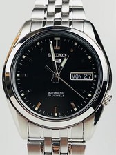 Orologio Uomo Seiko 5 Automatico Quadrante Nero Acciaio Inox SNK361K1