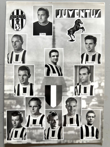 Juventus cartolina fotografica