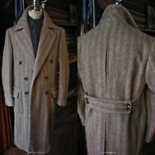 Cappotto lungo uomo spina di