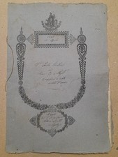 COLLEZIONE DOCUMENTI ANTICHI: Rogito notaio Luigi Iacoli anno 1847  VIGNOLA (Mo)