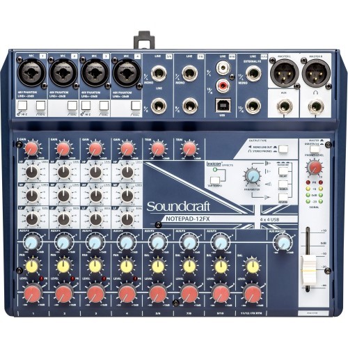Soundcraft blocco note - soundcraft, fx
