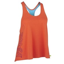 Zumba Cut Me Loose Racerback - Cha-Cha Cherry (arancione brillante) ~ Large & XL ~ Nuovo!