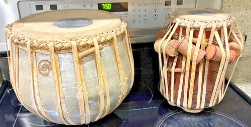 Vintage bina indian steel - indian, drum