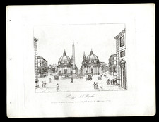 PIAZZA DEL POPOLO , ROMA,  DAL