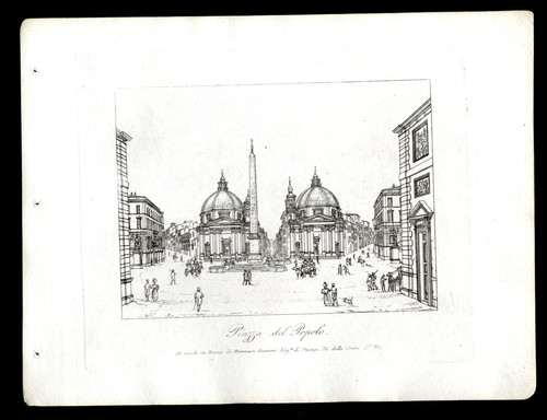 Piazza del popolo roma dal - popolo,