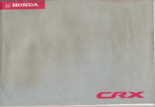 Honda crx manuale - crx,