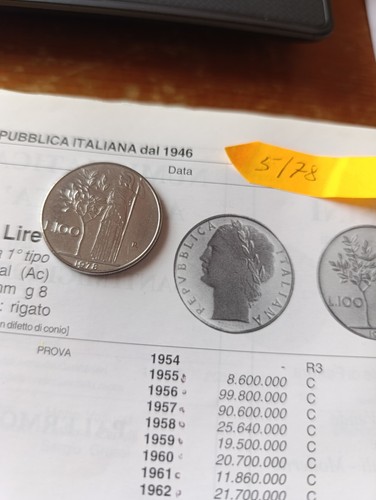 Moneta 100 lire - da, 1978