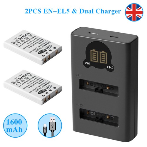 Batteria 6ah el5 - 1.6ah, en-el5