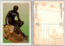 Hermes riposo statua bronzo - a,