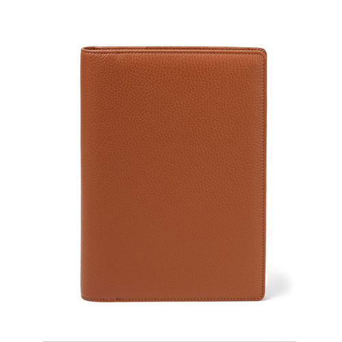 Portablocco pelle brown - in,