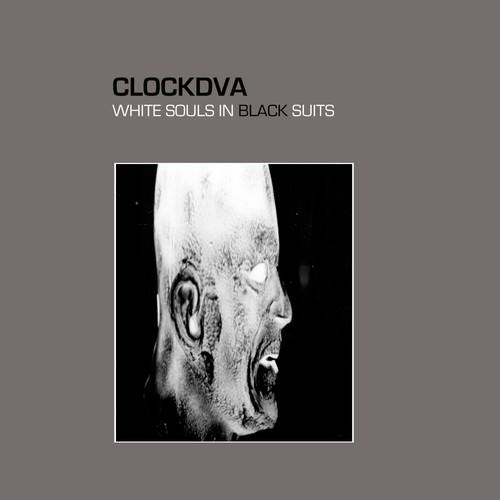 Clock dva white souls black - white, in