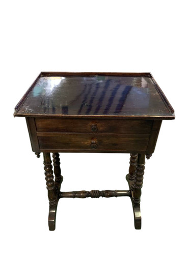 Antico tavolino piemontese con - antico,