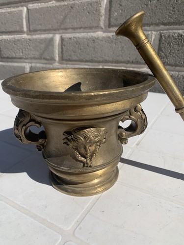 Mortaio bronzo antico - mortaio, da