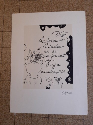 Affiche originale braque - affiche, la