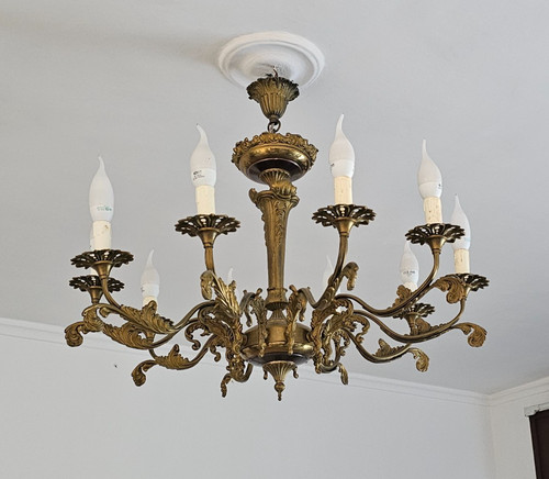 Lampadario classico ottone - classico,