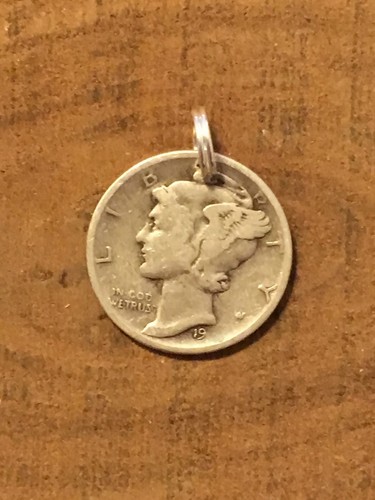 Ciondolo mercury dime - ciondolo,