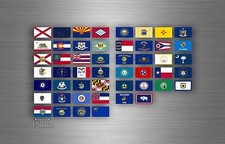 50x adesivi sticker - , stati