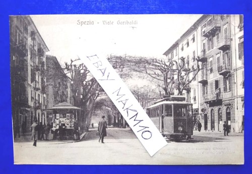 Cartolina spezia viale - spezia,