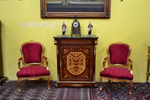 Coppia poltrone dorate - di,