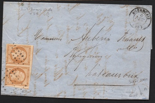 Rarissime lettre losange - +,