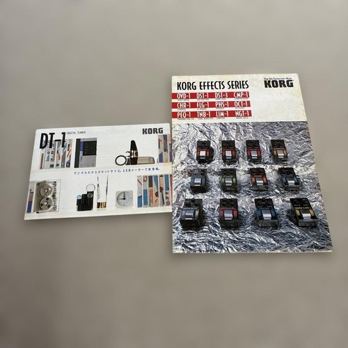 Catalog korg dt1 - catalog, effects