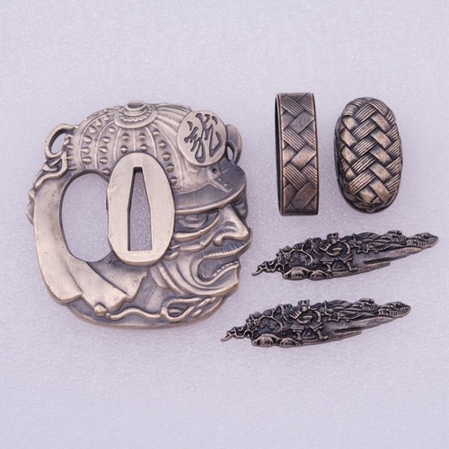 Bohihyu tsuba fuchi - tsuba, kashira