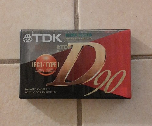 Audiocassetta tdk d90 - audiocassetta,