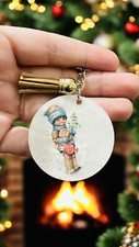 Christmas key rings - christmas,
