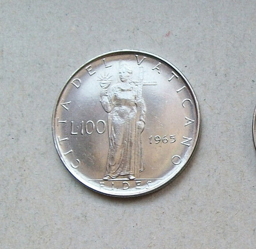 100 lire 1965 città del - lire,