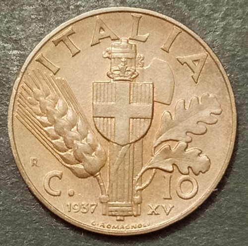 Centesimi lire 1937 fdc - centesimi,