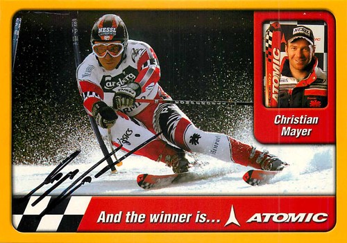 Biglietto autografo christian - autografo,