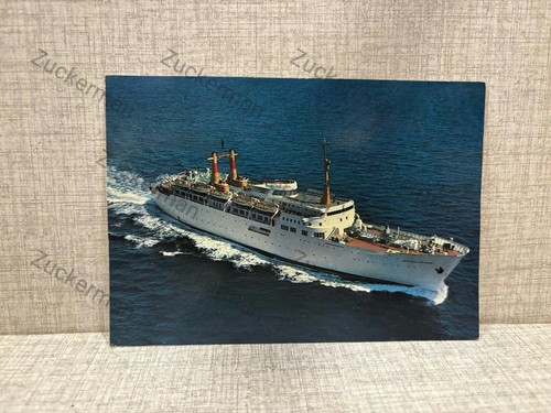 Cartolina nave mare trasporto - mare,