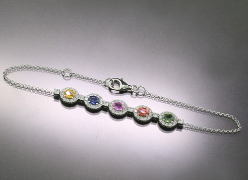 Bracciale rainbow zaffiro e - rainbow,