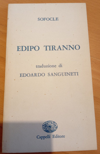 Edipo tiranno sofocle - tiranno,,