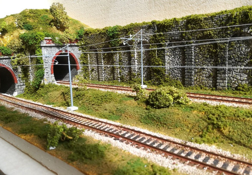 Diorama plastico ferroviario - diorama,