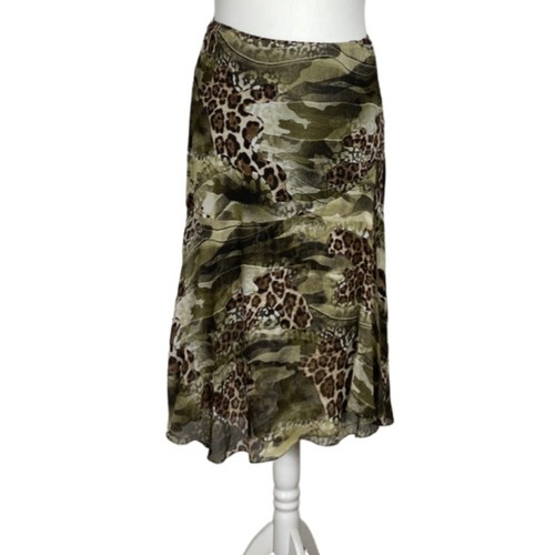 Gonna animalier leopardata