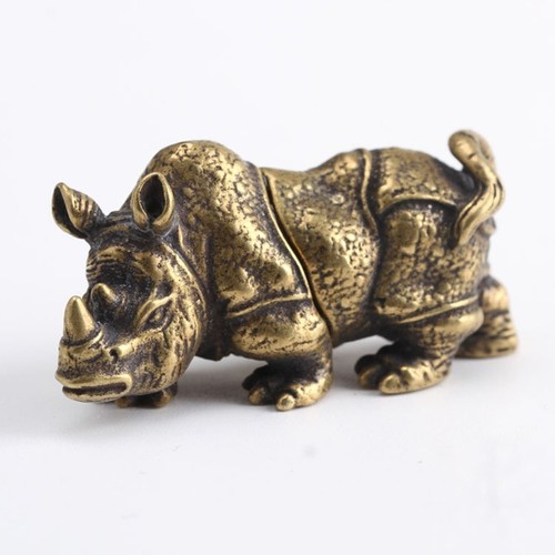 Mini scultura rinoceronte - , in
