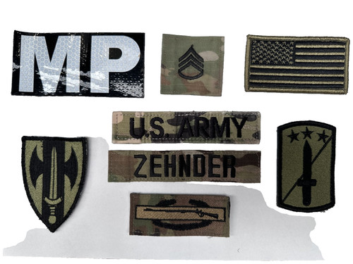 Set toppe esercito - usa, 18°