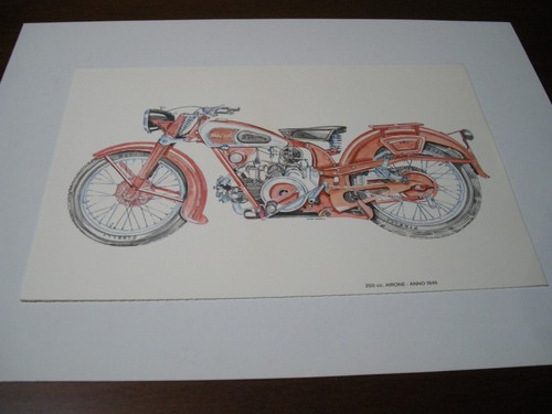 Moto guzzi stampa - stampa, originale